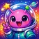 Vibrant cartoon-style animal avatar with expressive eyes in a square profile picture